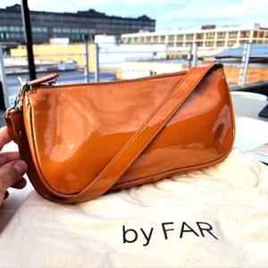BY FAR Rachel patent leather bag